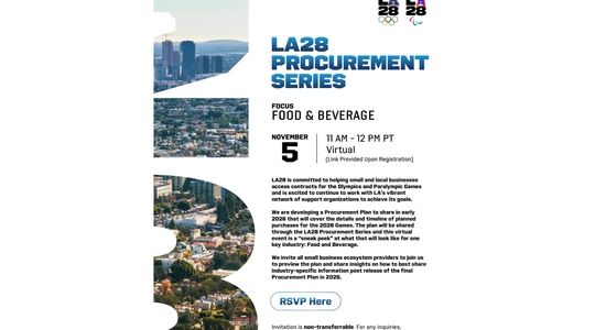 LA 28 Procurement Workshop