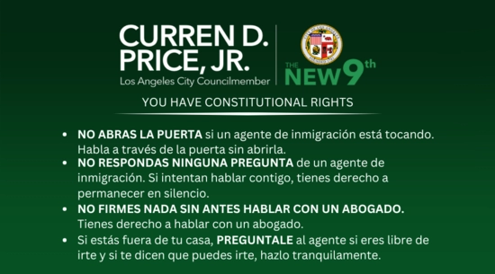 Legal Right Statement Spanish