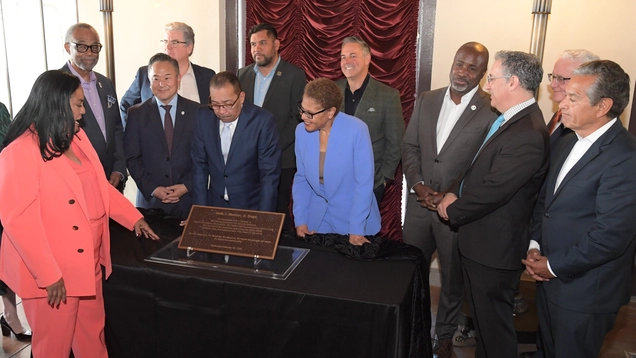 Herb Wesson Step Dedication